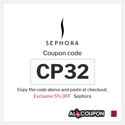 Coupon discount code for Sephora 5% OFF Coupon codes