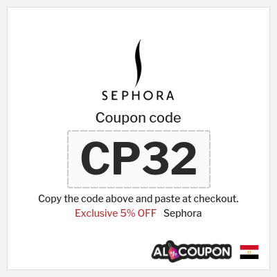 Coupon discount code for Sephora 5% OFF Coupon codes