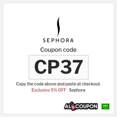 Coupon discount code for Sephora Up to 80% Discounts + 5% Coupons