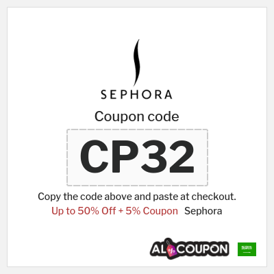 Coupon discount code for Sephora Up to 80% Discounts + 5% Coupons