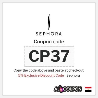 Coupon discount code for Sephora 5% Exclusive Promo Code