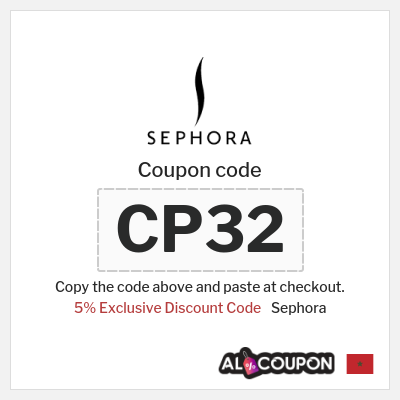 Coupon discount code for Sephora 5% Exclusive Promo Code