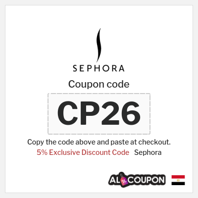 Coupon discount code for Sephora 5% Exclusive Promo Code