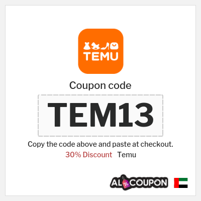 Coupon discount code for Temu 30% OFF for New Users