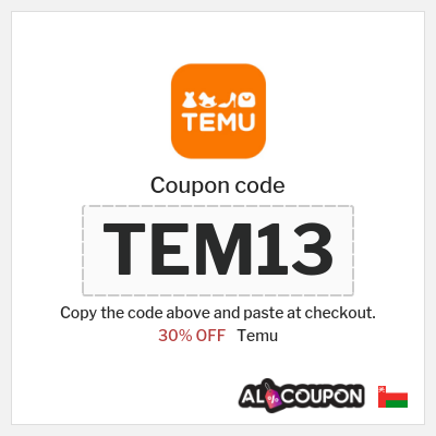 Temu Coupon (TEM13) Temu Coupon Code 2026