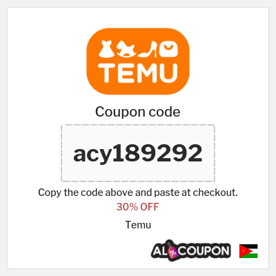 Coupon for Temu (acy189292
) 30% OFF