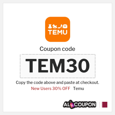 Coupon for Temu (TEM30) New Users 30% OFF