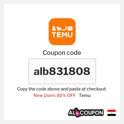 Coupon for Temu (alb831808) New Users 30% OFF