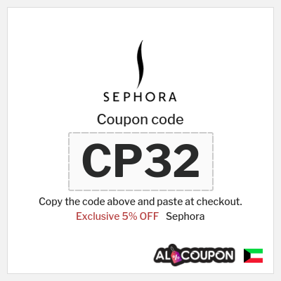 Coupon for Sephora (CP32) Exclusive 5% OFF