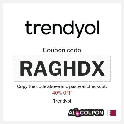 Coupon for Trendyol (RAGHDX) 40% OFF