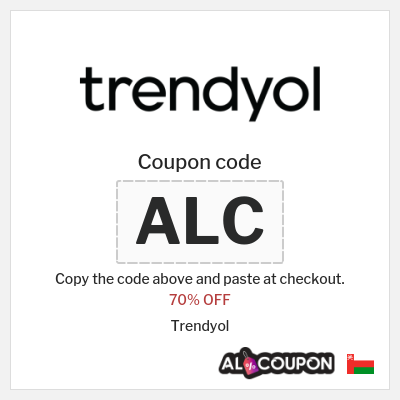 Coupon for Trendyol (ALC) 70% OFF