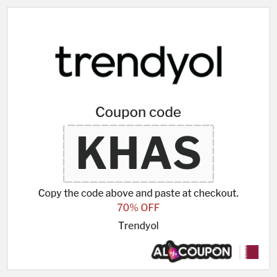 Coupon for Trendyol (KHAS) 70% OFF