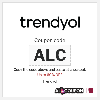 Coupon for Trendyol (ALC) Up to 60% OFF