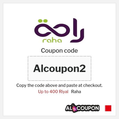 Coupon discount code for Raha 10% OFF