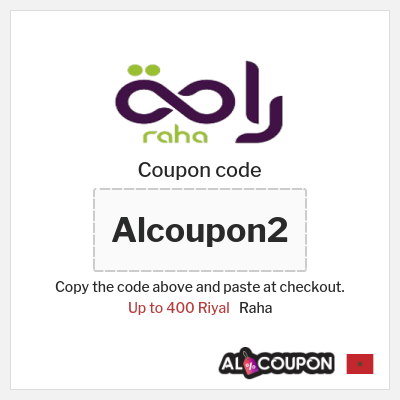 Coupon discount code for Raha 10% OFF