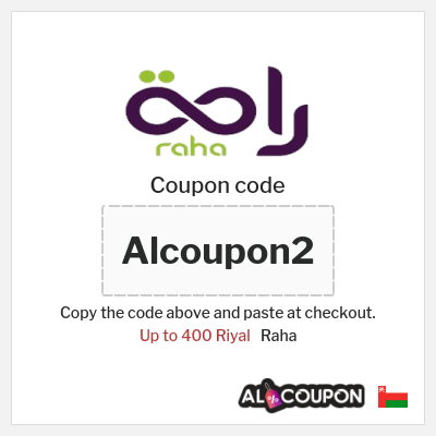 Coupon discount code for Raha 10% OFF