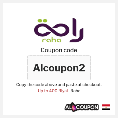 Coupon discount code for Raha 10% OFF