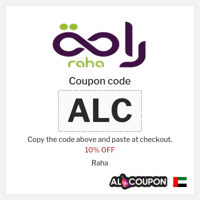 Coupon for Raha (ALC) 10% OFF