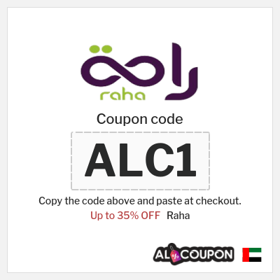 Coupon for Raha (ALC1) Up to 35% OFF
