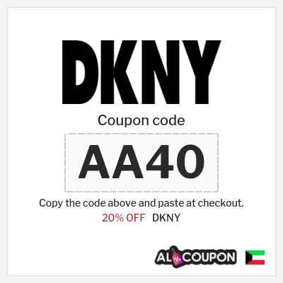 Coupon for DKNY (AA40) 20% OFF