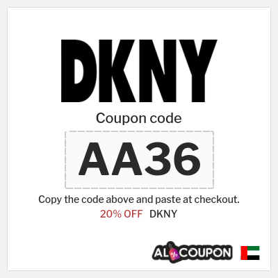 Coupon for DKNY (AA36) 20% OFF