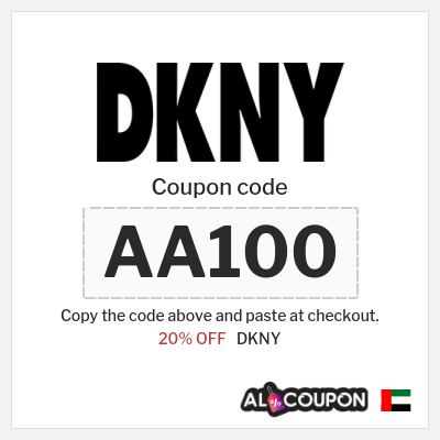 Coupon for DKNY (AA100) 20% OFF