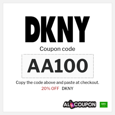 Coupon for DKNY (AA100) 20% OFF
