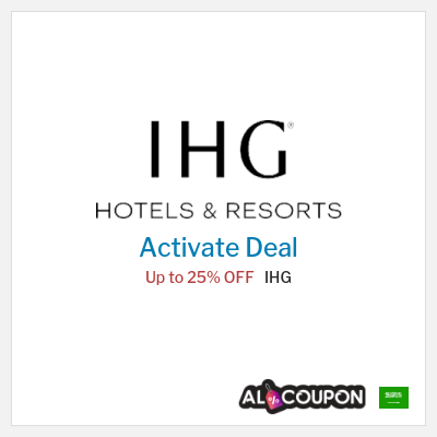 Special Deal for IHG Up to 25% OFF