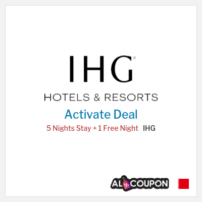 Special Deal for IHG 5 Nights Stay + 1 Free Night