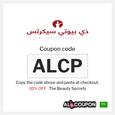 The Beauty Secrets Coupon (ALCP) The Beauty Secrets Sitewide Coupon Code