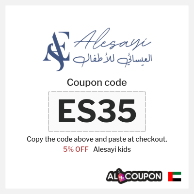 Coupon discount code for Alesayi kids 100% Exclusive Promo Codes