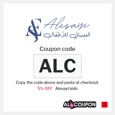 Coupon discount code for Alesayi kids 100% Exclusive Promo Codes