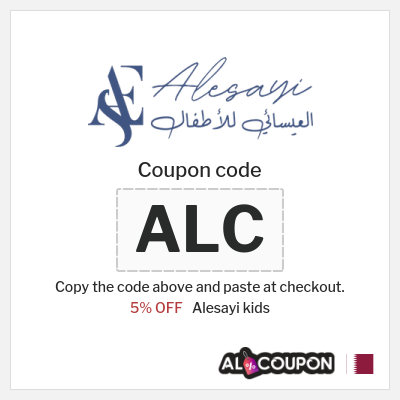 Coupon discount code for Alesayi kids 100% Exclusive Promo Codes