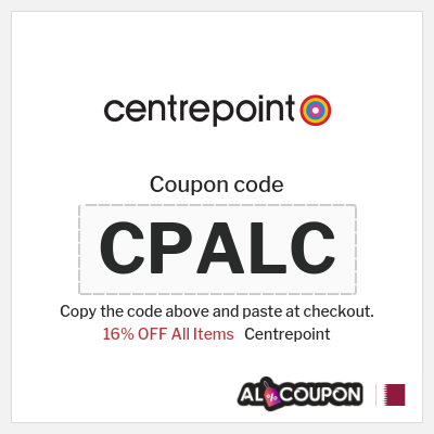 Coupon discount code for Centrepoint Up to 16% OFF