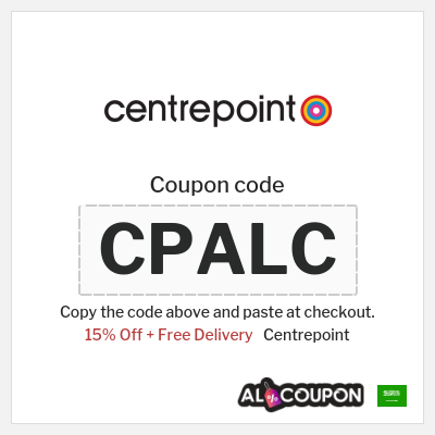 Coupon discount code for Centrepoint Up to 15% Coupons