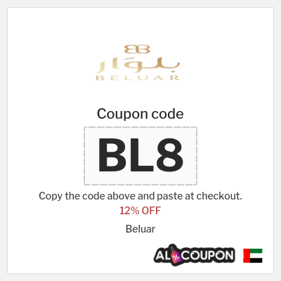 Coupon discount code for Beluar 12% OFF