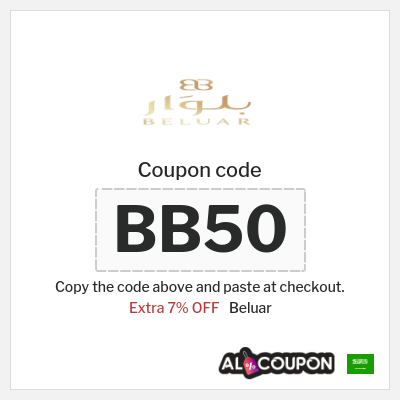Coupon for Beluar (BB50) Extra 7% OFF
