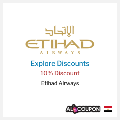Sale for Etihad Airways 10% Discount