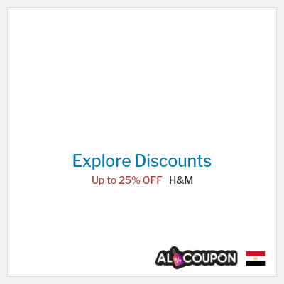 Sale for H&M Up to 25% OFF
