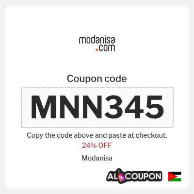 Coupon for Modanisa (MNN345) 24% OFF