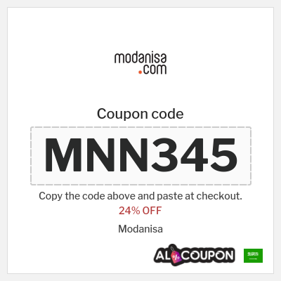 Coupon for Modanisa (MNN345) 24% OFF