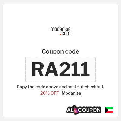 Coupon for Modanisa (RA211) 20% OFF