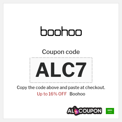 Coupon for Boohoo (ALC7) Up to 16% OFF