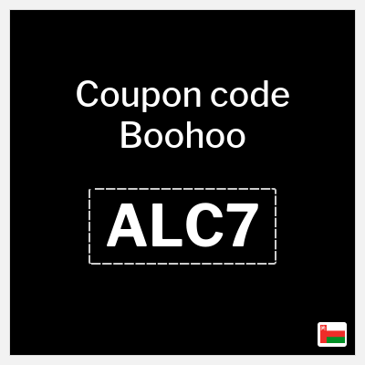 Boohoo Coupon (ALC7) Boohoo Coupon Code 2026