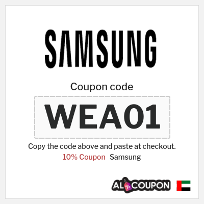 Coupon for Samsung (WEA01) 10% Coupon