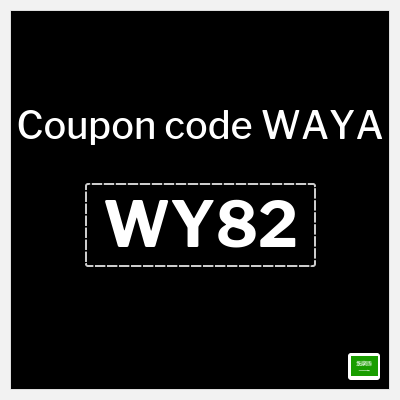 Coupon discount code for WAYA 20% OFF