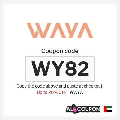Coupon discount code for WAYA 20% OFF