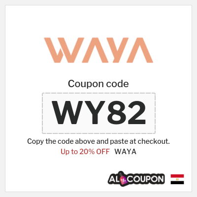 Coupon discount code for WAYA 20% OFF