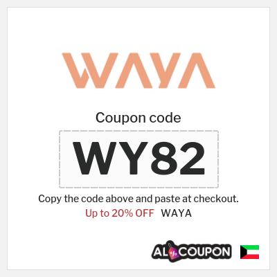 Coupon discount code for WAYA 20% OFF