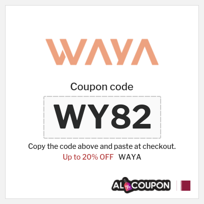 Coupon discount code for WAYA 20% OFF